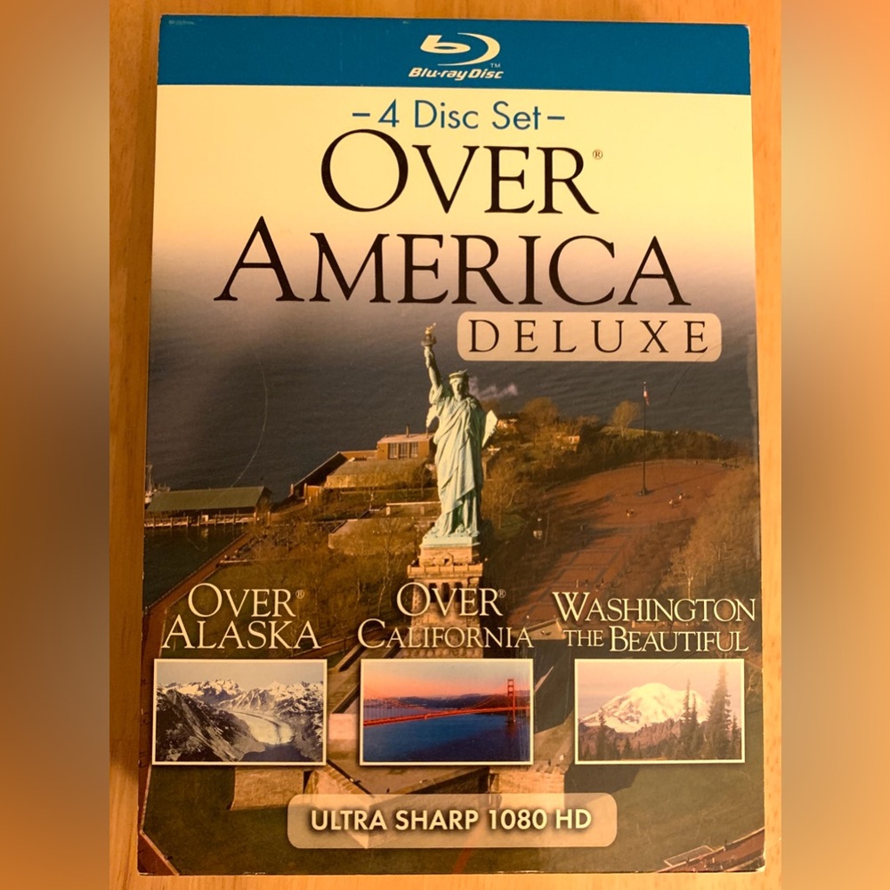 🔥BOGO // Over America Deluxe Blu-Ray 4-Disc Set (USA, AK, CA, WA)